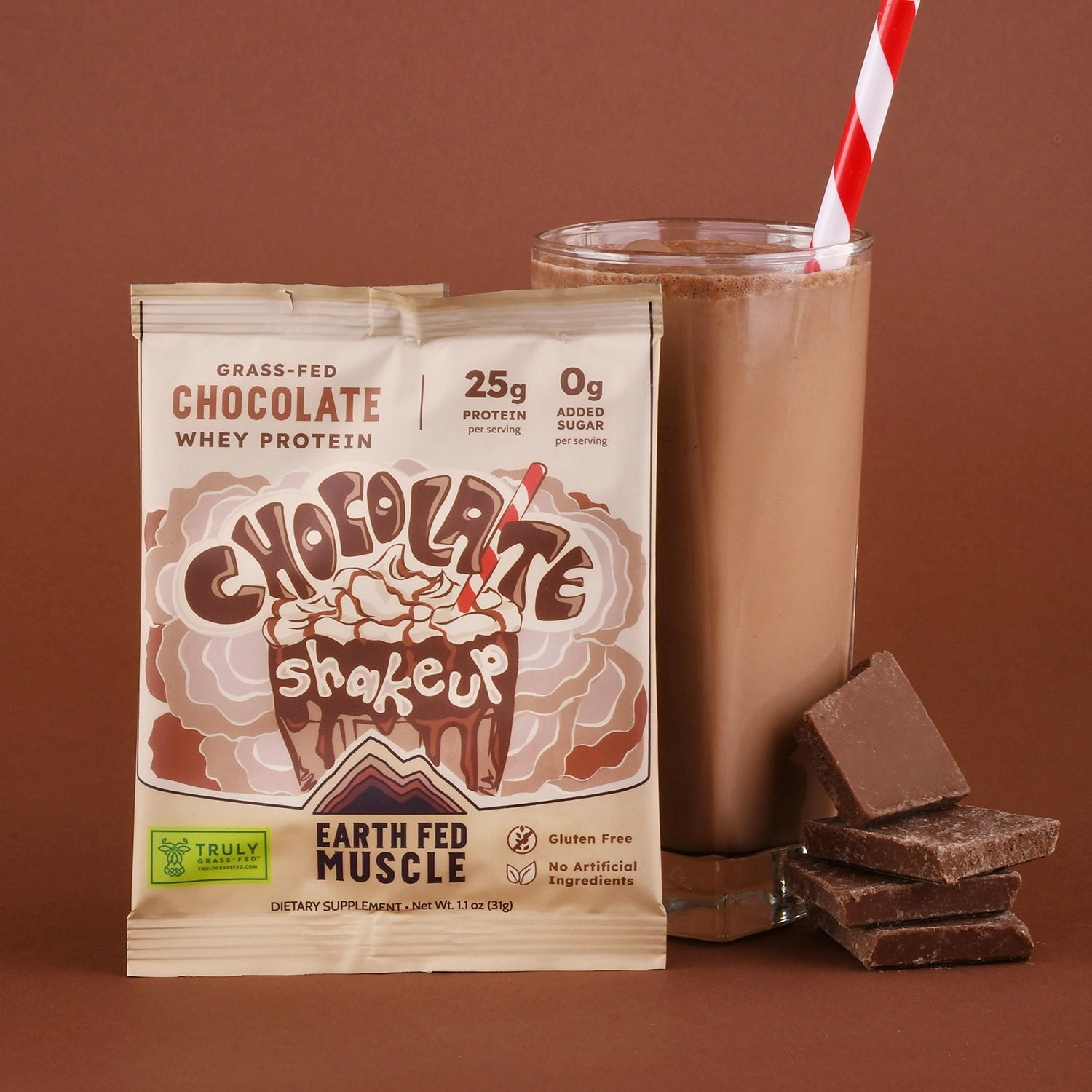 Single Serving Whey Protein Pack- Ca-Cow Chocolate Whey Protein