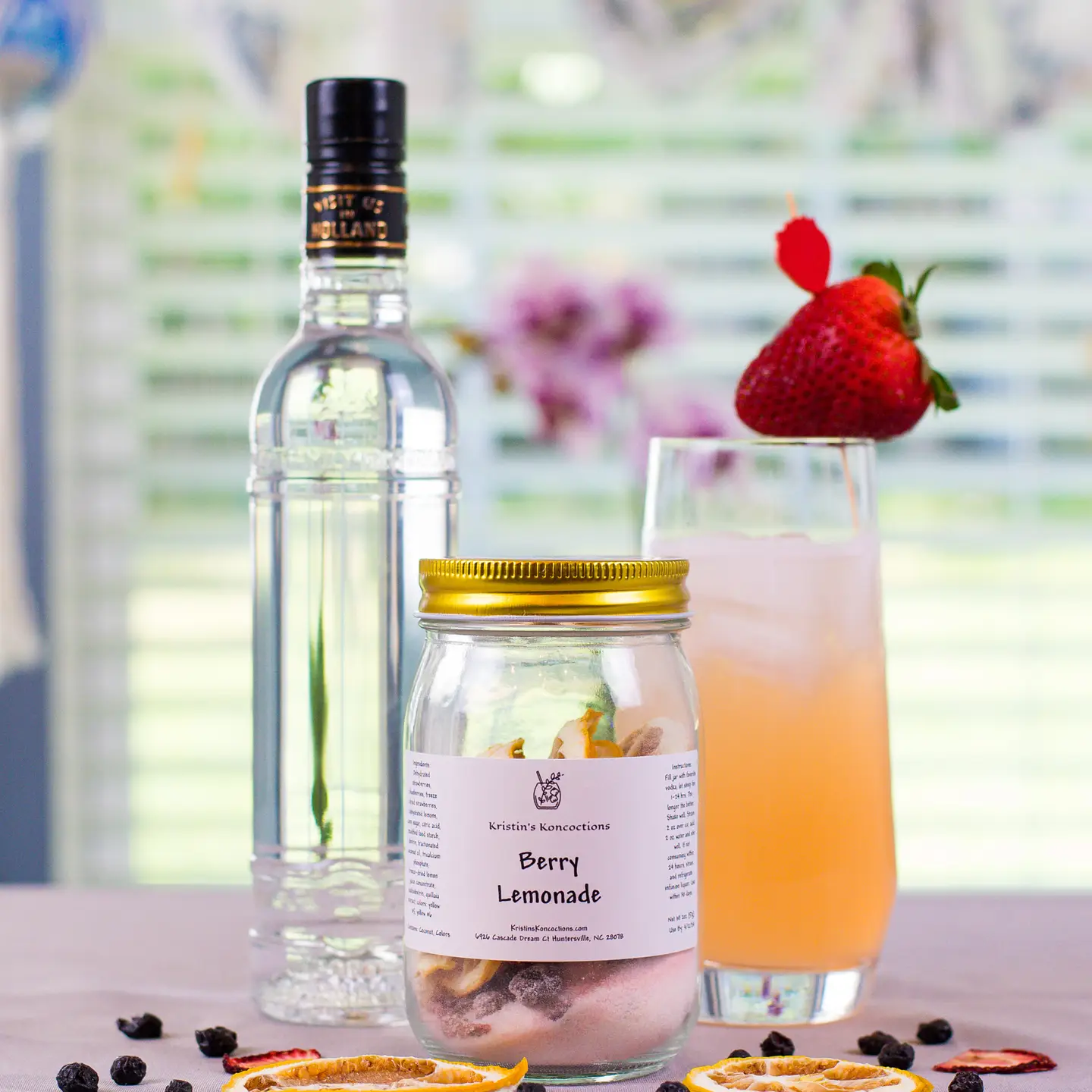 Berry Lemonade DIY cocktail infusion kits