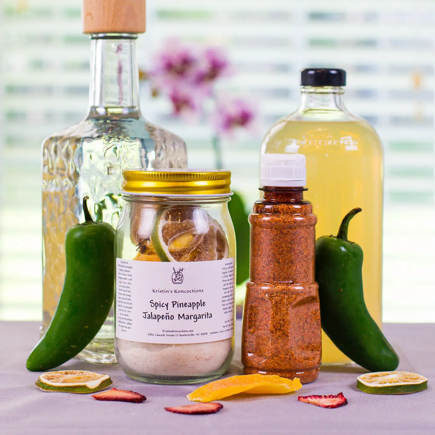 Spicy Pineapple Jalapeno Margarita DIY cocktail infusion kits