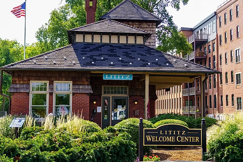 Lititz Springs Park Welcome Center in Lititz, Pennsylvania