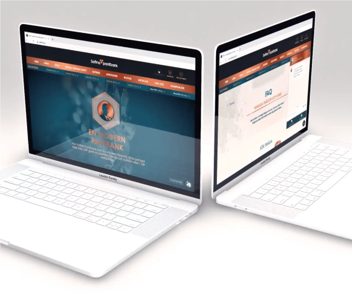 Sefina Pantbank Web: UI/UX , copy and more