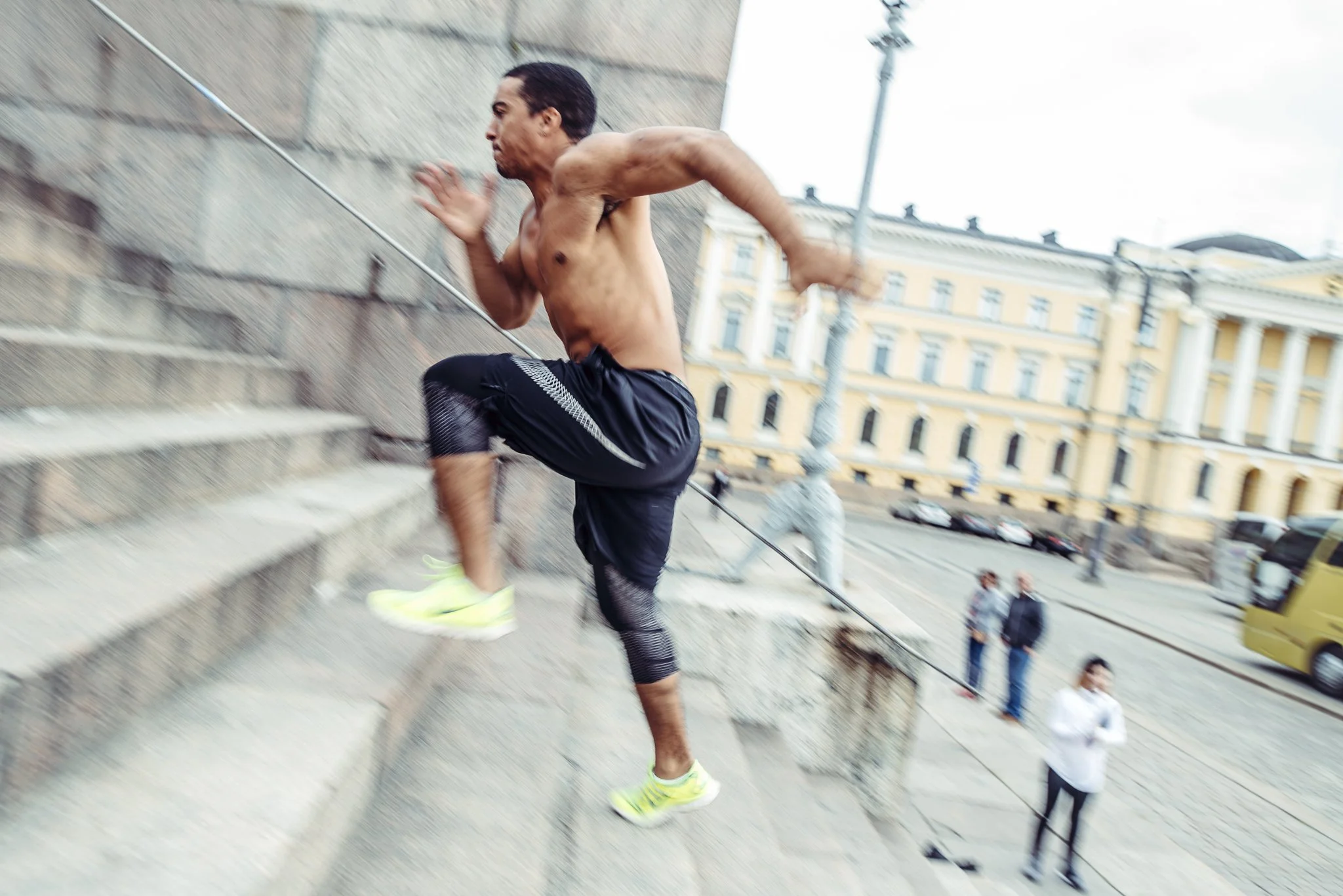 Under Armour, The Stair Battle