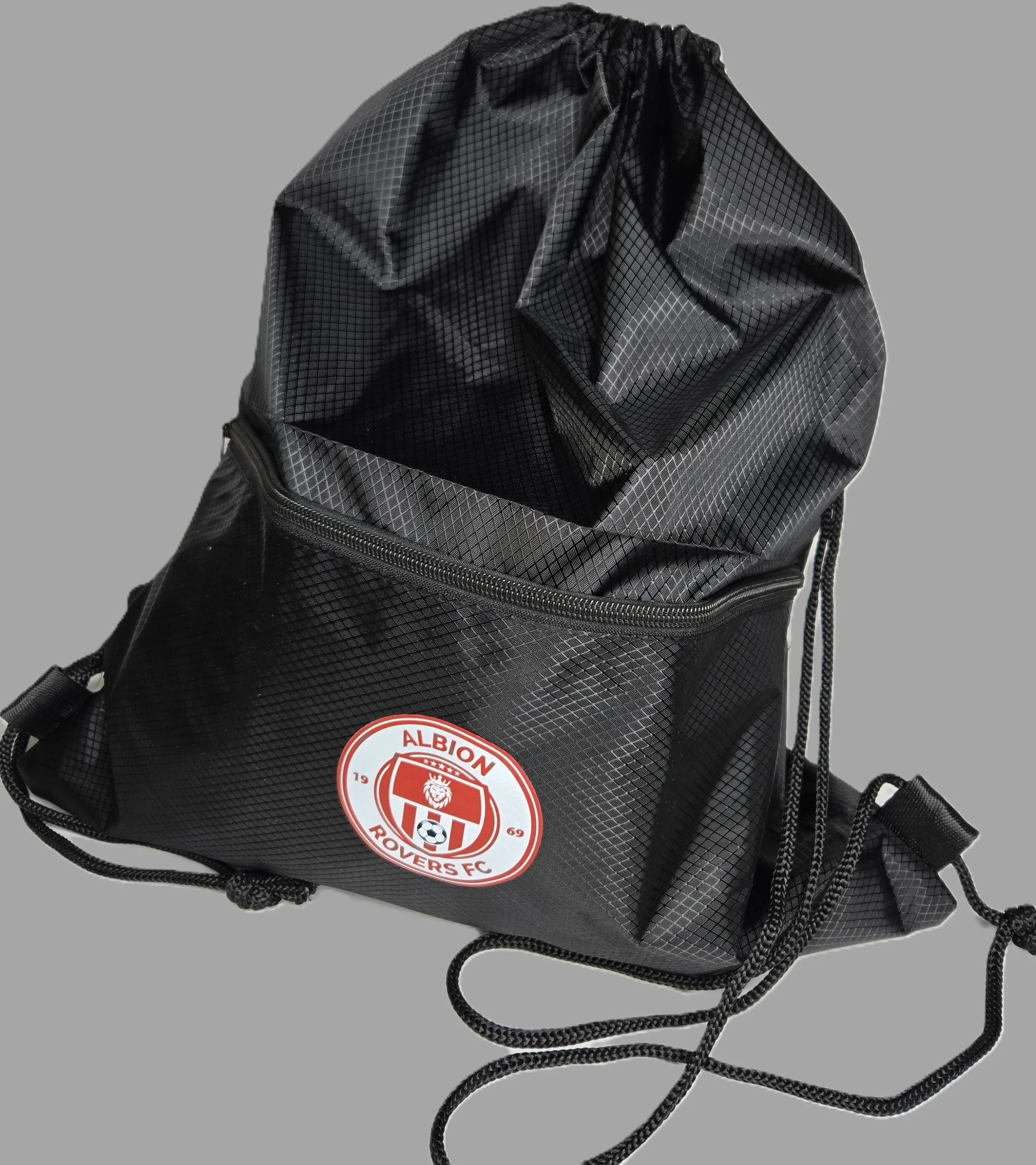 Sport Pack String Tote Gym Bag with zipper pocket