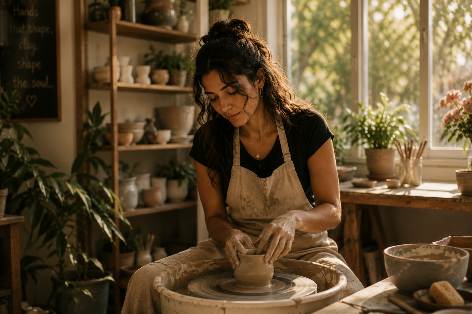 Woman reflecting on her healing journey through therapy.
