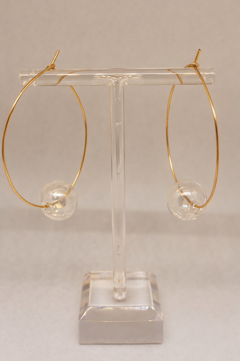 Bubble Bauble Hoop Earrings - Gold
