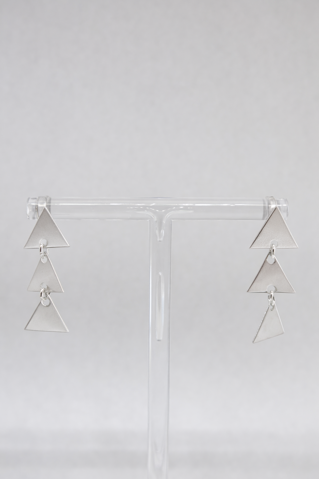 Triple Triangle - Silver Drops