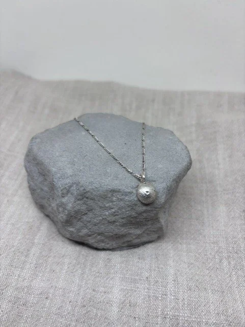 Silver Sea Urchin Necklace