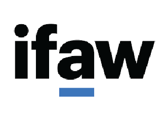 Logo of the International Foodservice Distributors Association (IFDA) featuring the acronym 'ifaw' and a blue underline.