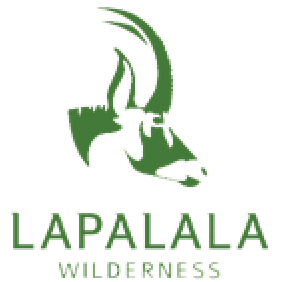 Lapalala Wilderness logo featuring a stylized green antelope head and the text 'Lapalala Wilderness' beneath it.
