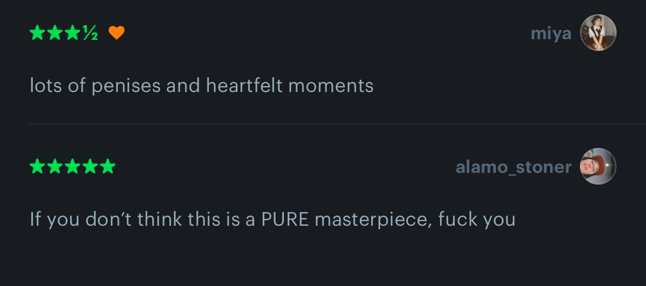 5 and 3.5 star letterbox reviews for 'A House Is Not a Disco'