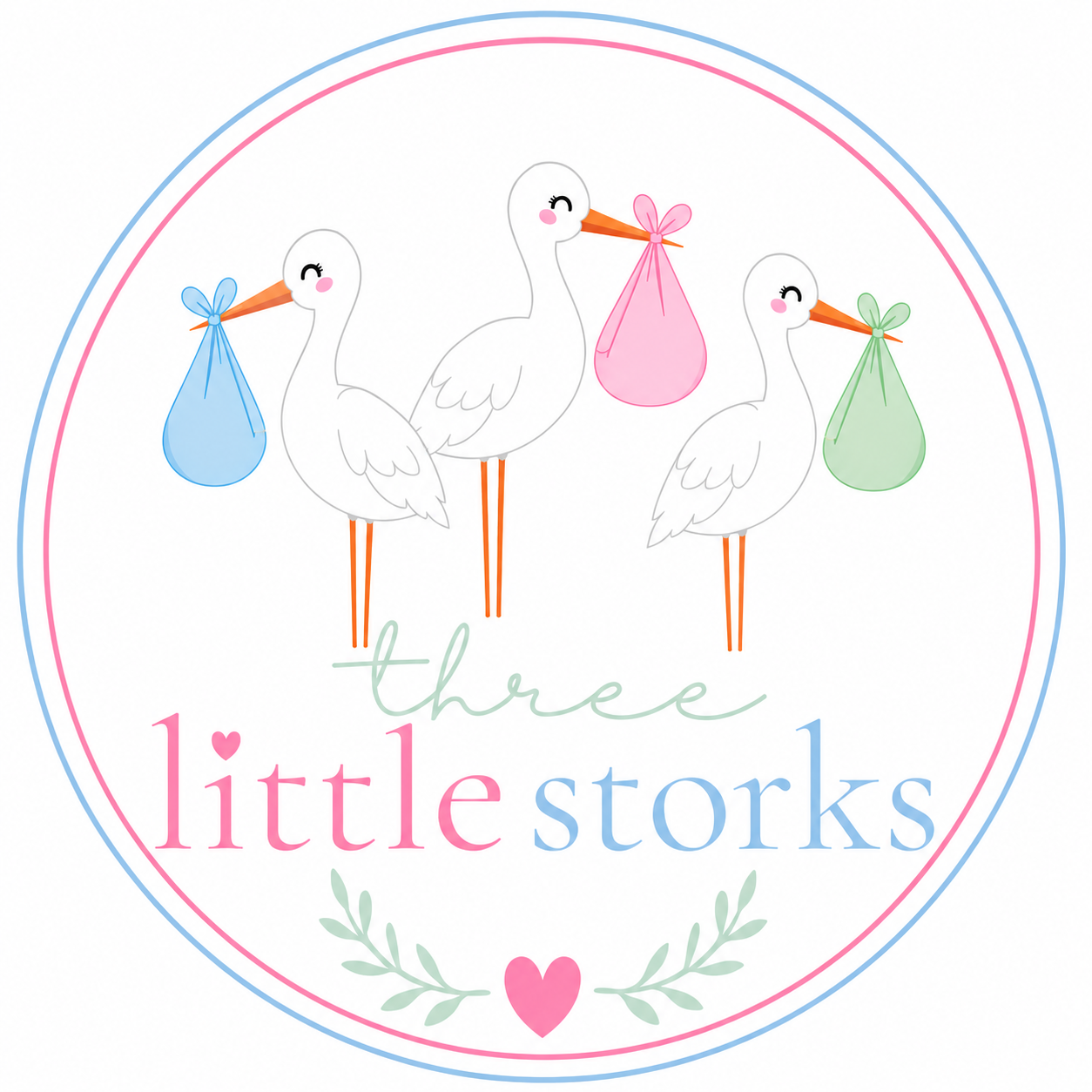 Three Little Storks
