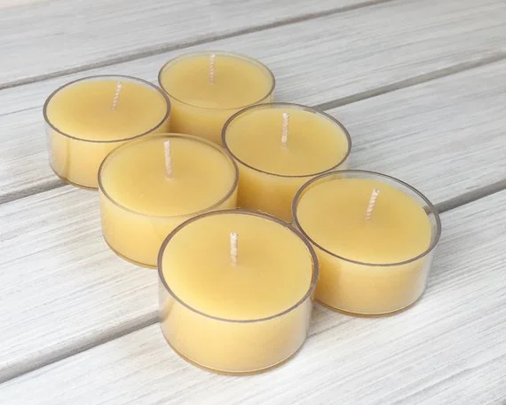 Tealight Pack, 10 Beeswax Lights