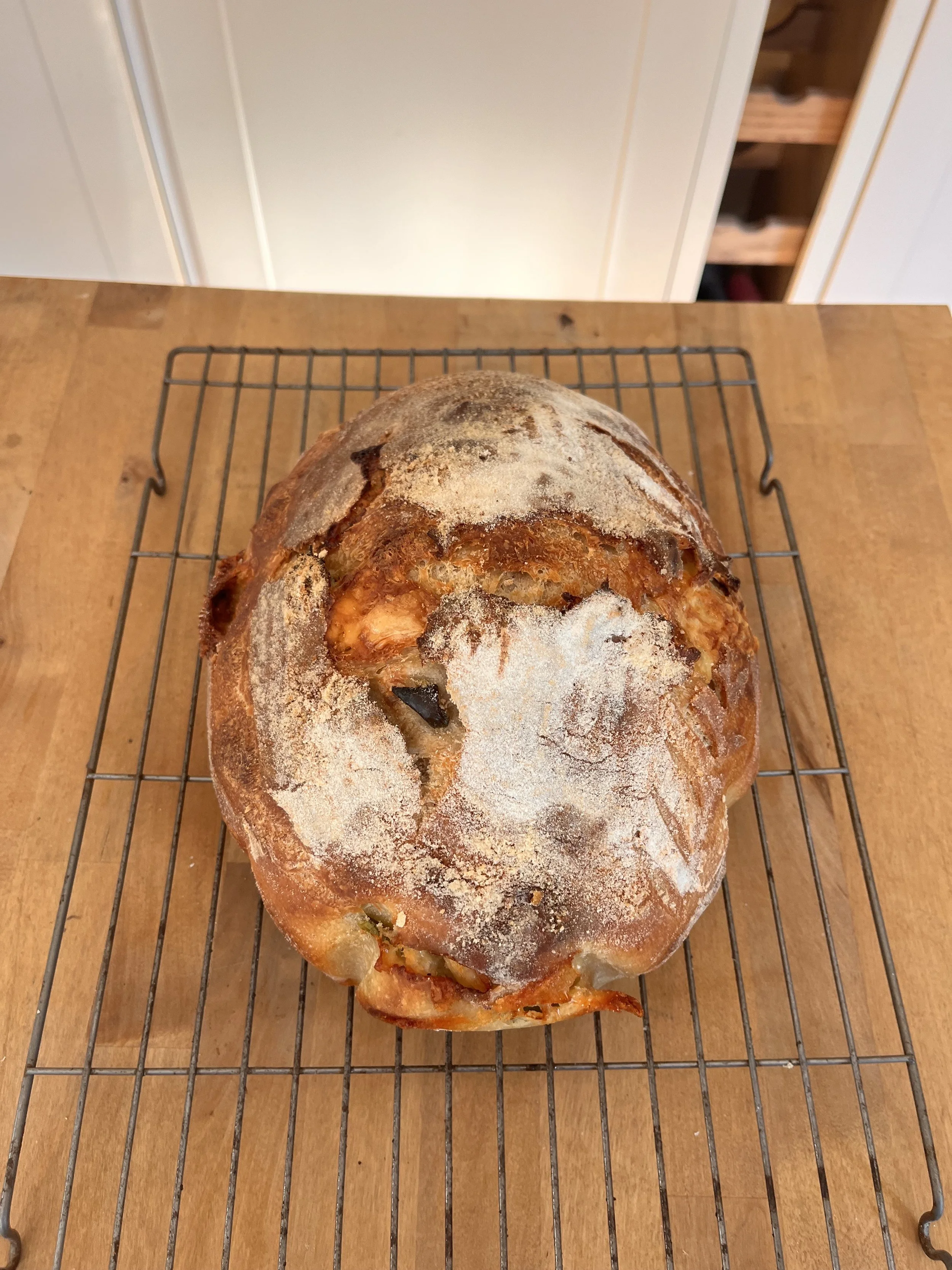 Cheese and Jalapeño Sourdough