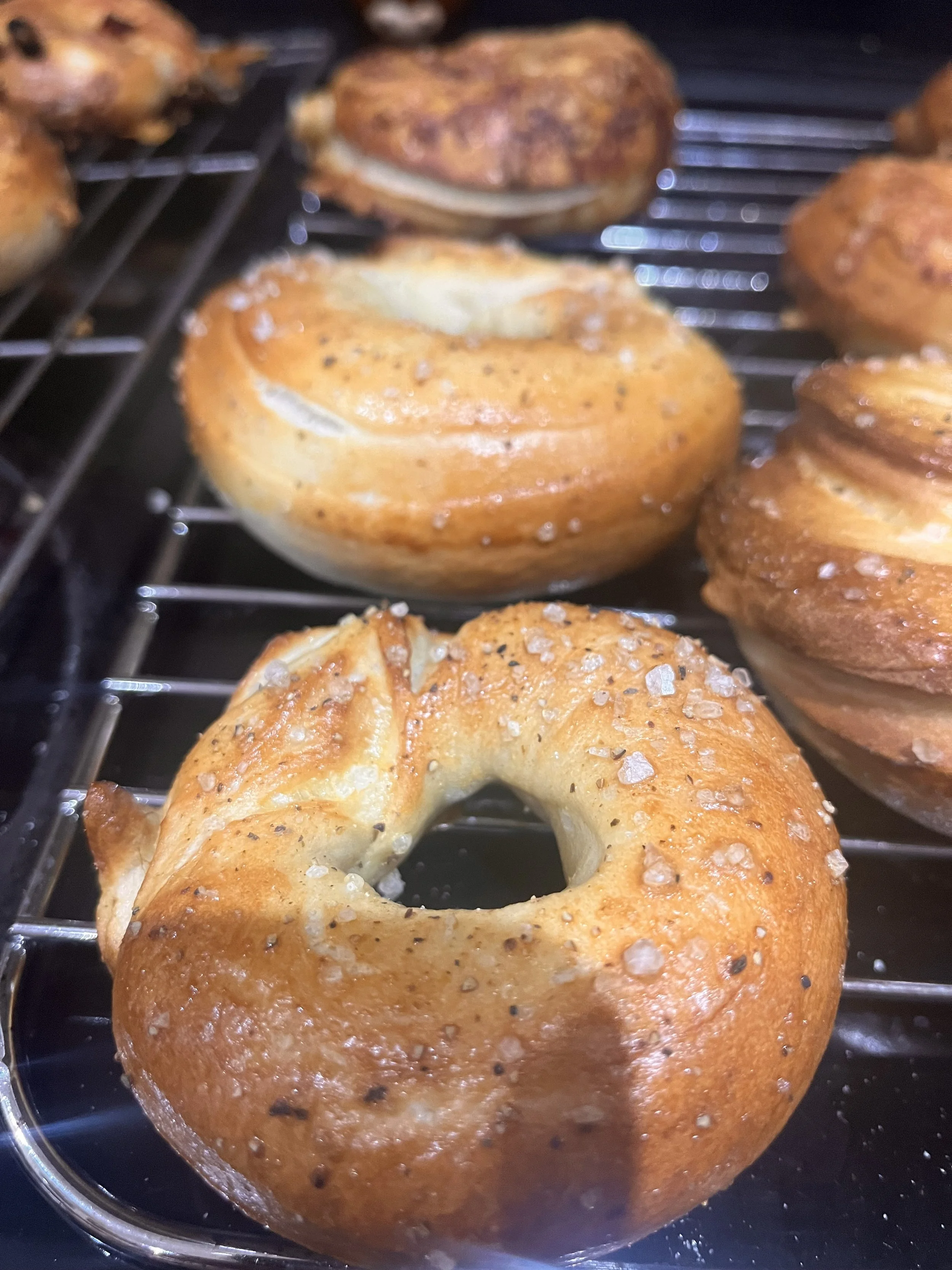 Plain Bagels Salted