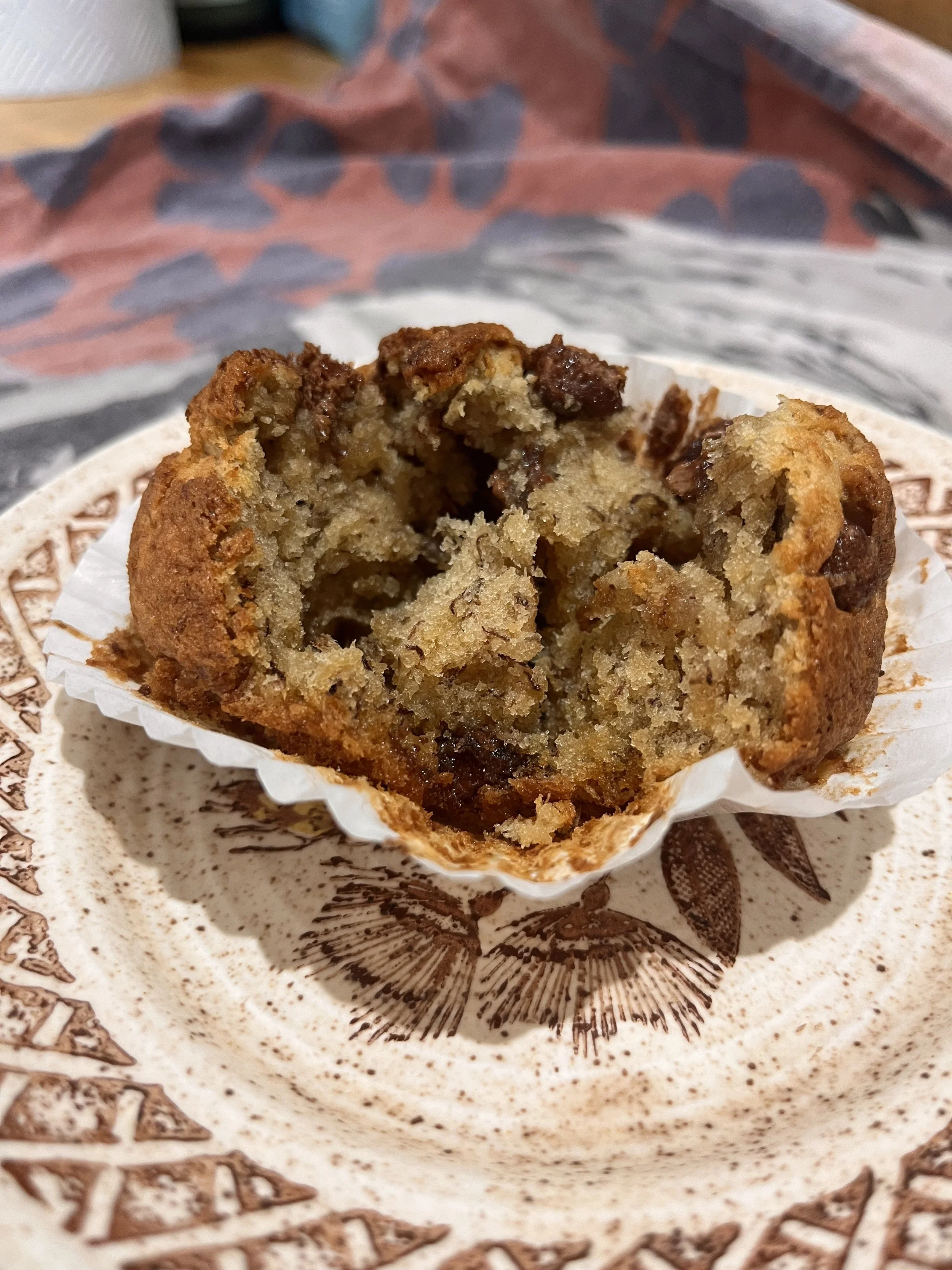 Banana + Chocolate Chip Muffin