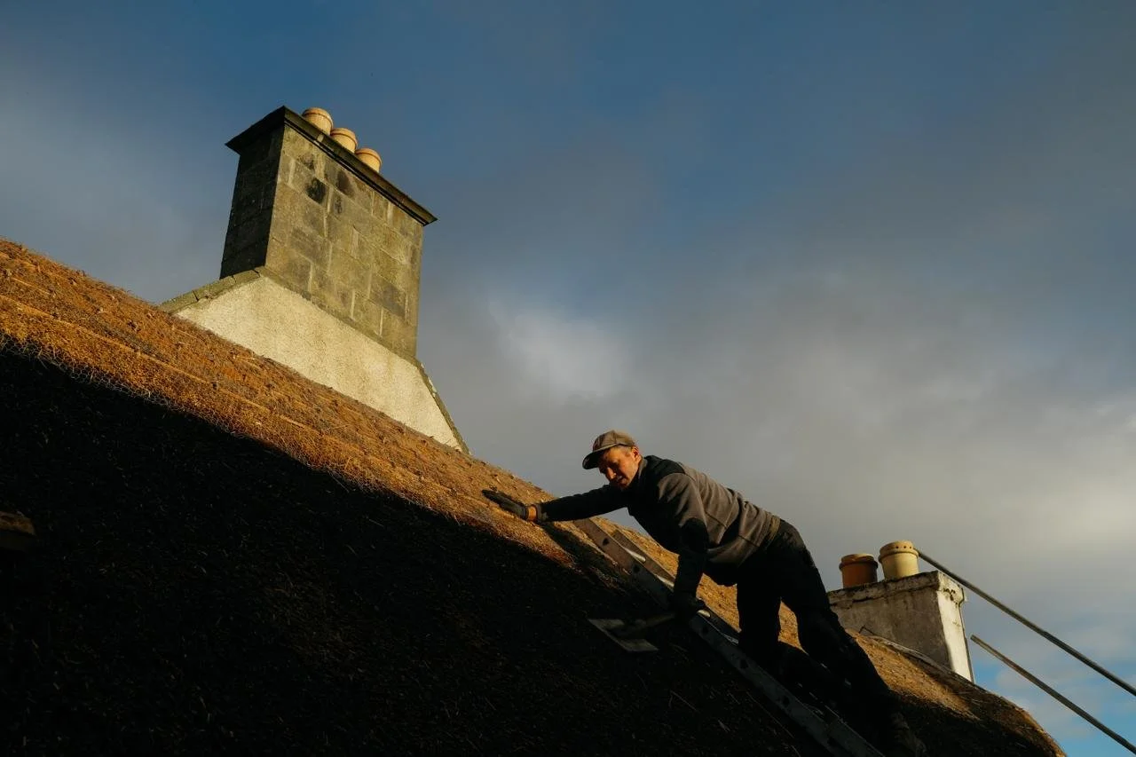 Tom Thatching in Cromarty, Scotland