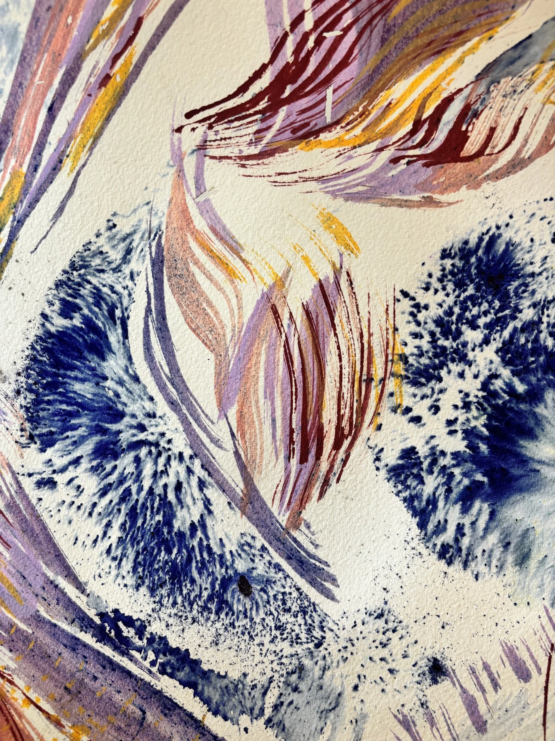 Éclipse V / 36 × 51 cm