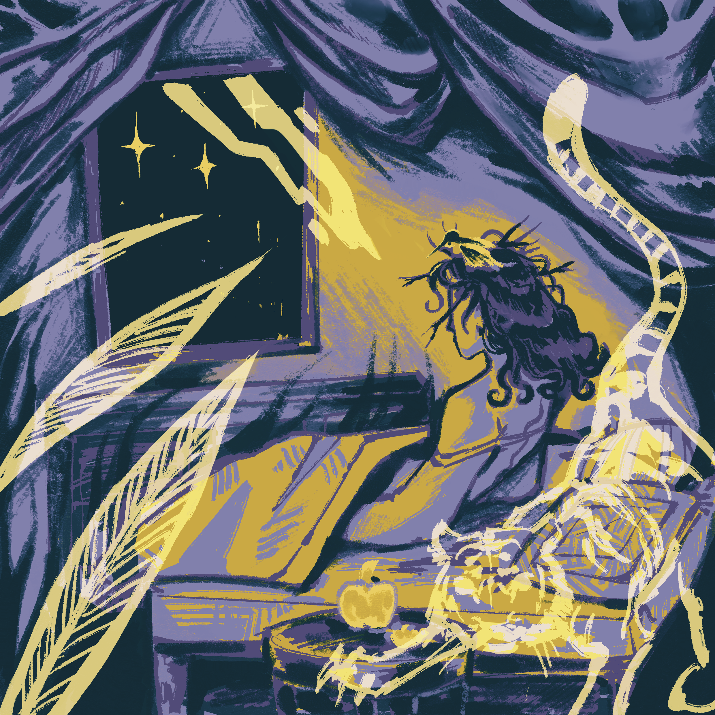 for 'The Nights' by Helen Hopcroft 2024