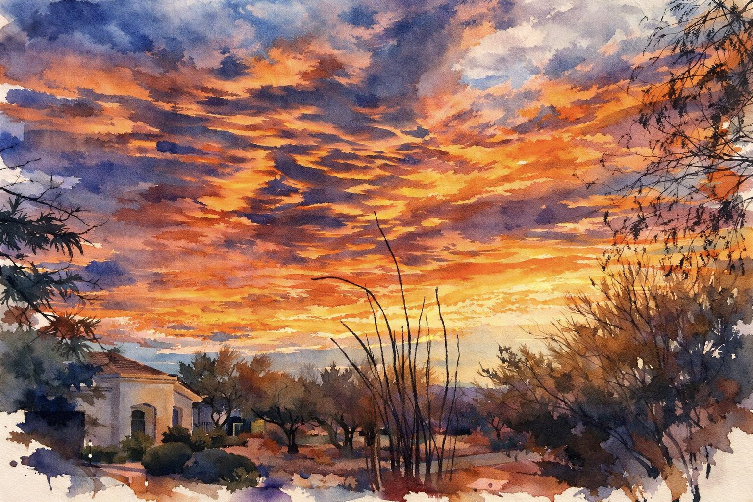 Fire In the Sky Fine-Art Giclée Print
