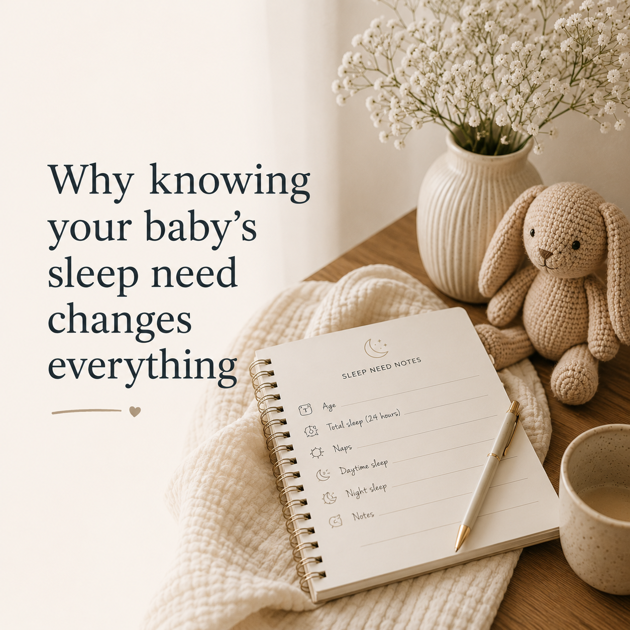 The Real Foundation of a Sleep Guide: Your Baby's Individual 24-Hour Sleep Need