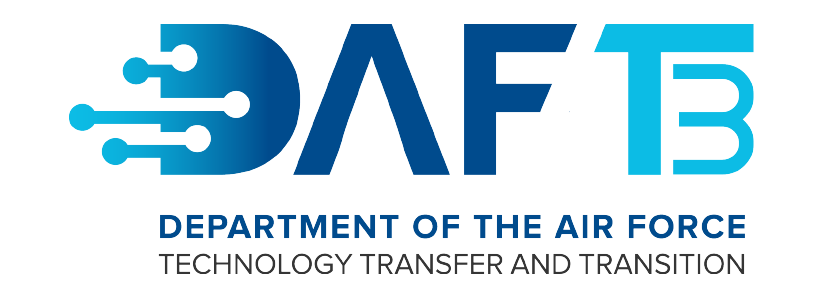 Logo of the Department of the Air Force technology transfer and transition office.