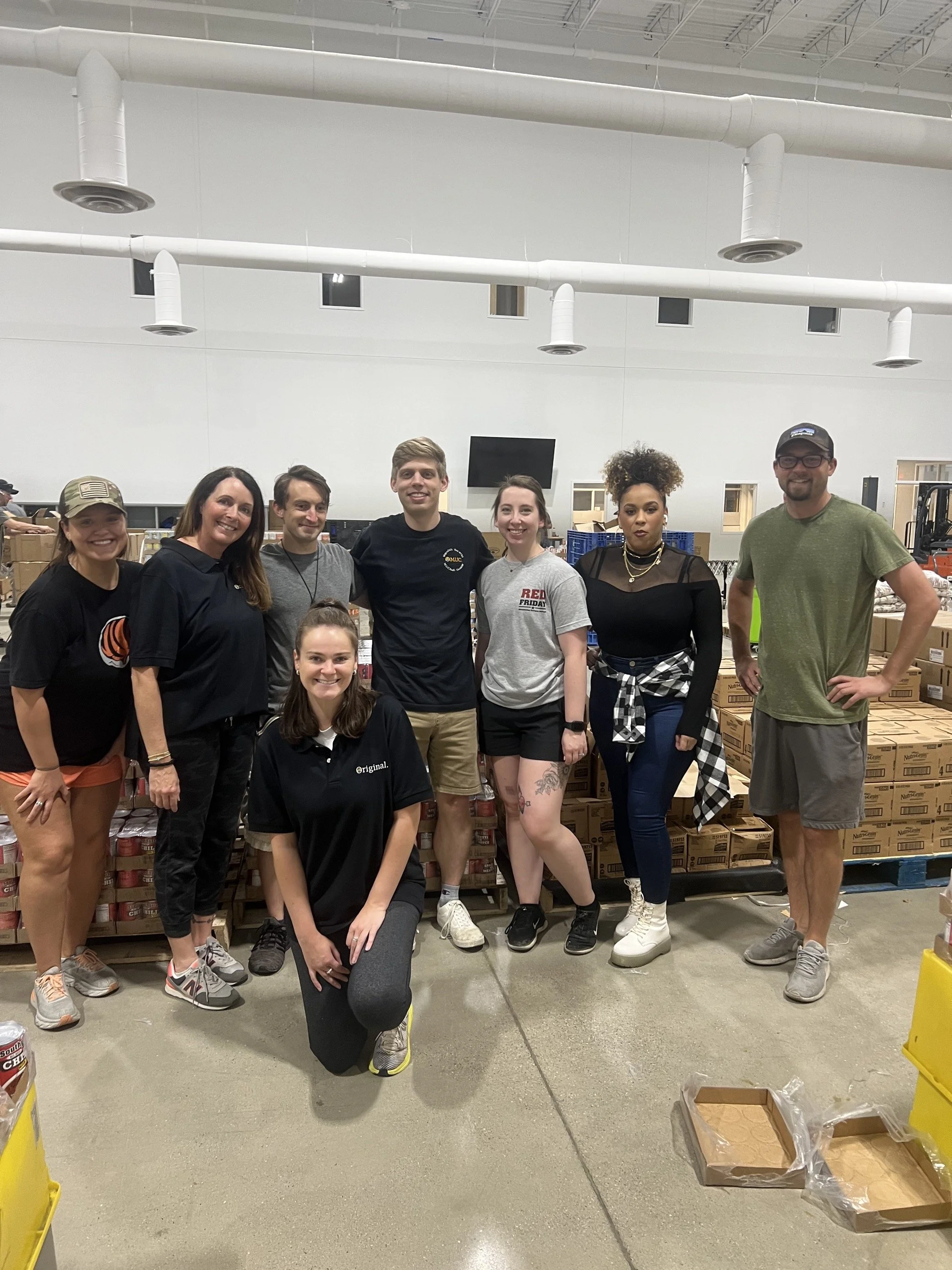 M.U.C. team volunteering