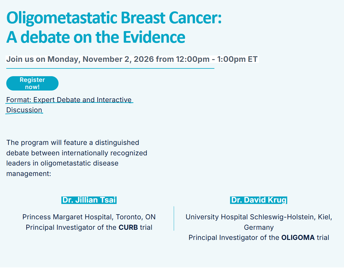 Don’t Miss CASRA’s Second Education Event: Advancing Precision Radiotherapy in Oligometastatic Prostate Cancer