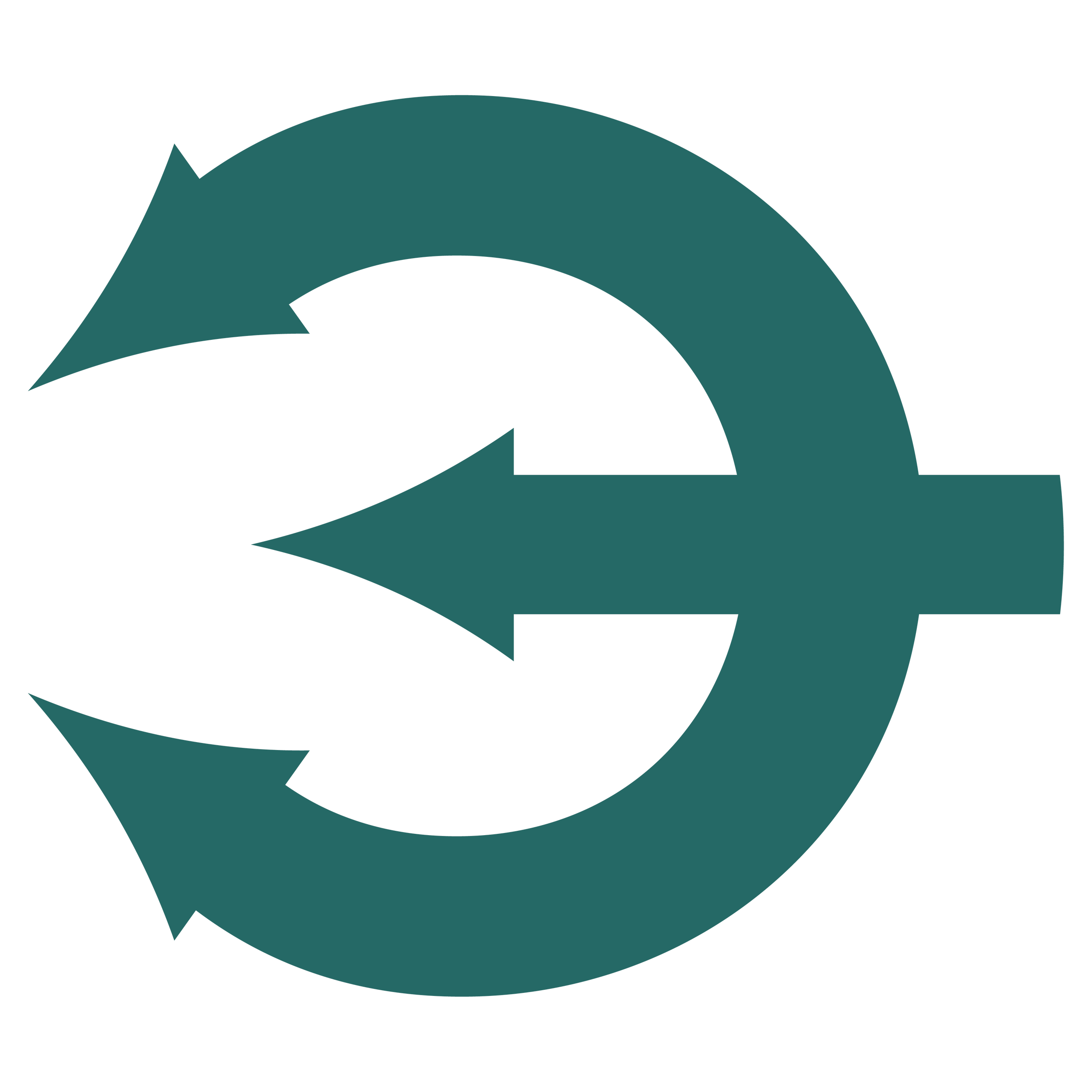 Dark teal Trident submark.