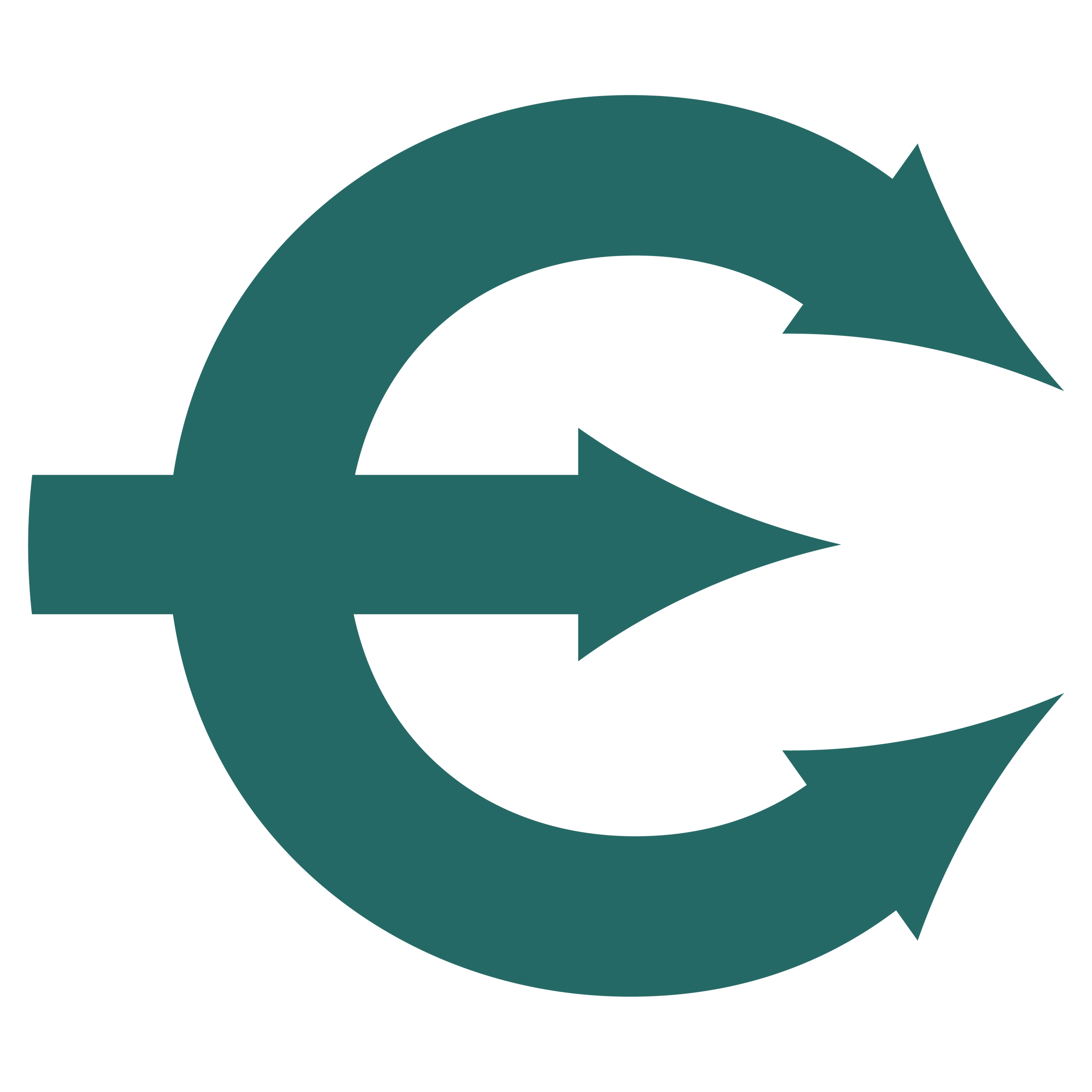 Dark teal Trident submark