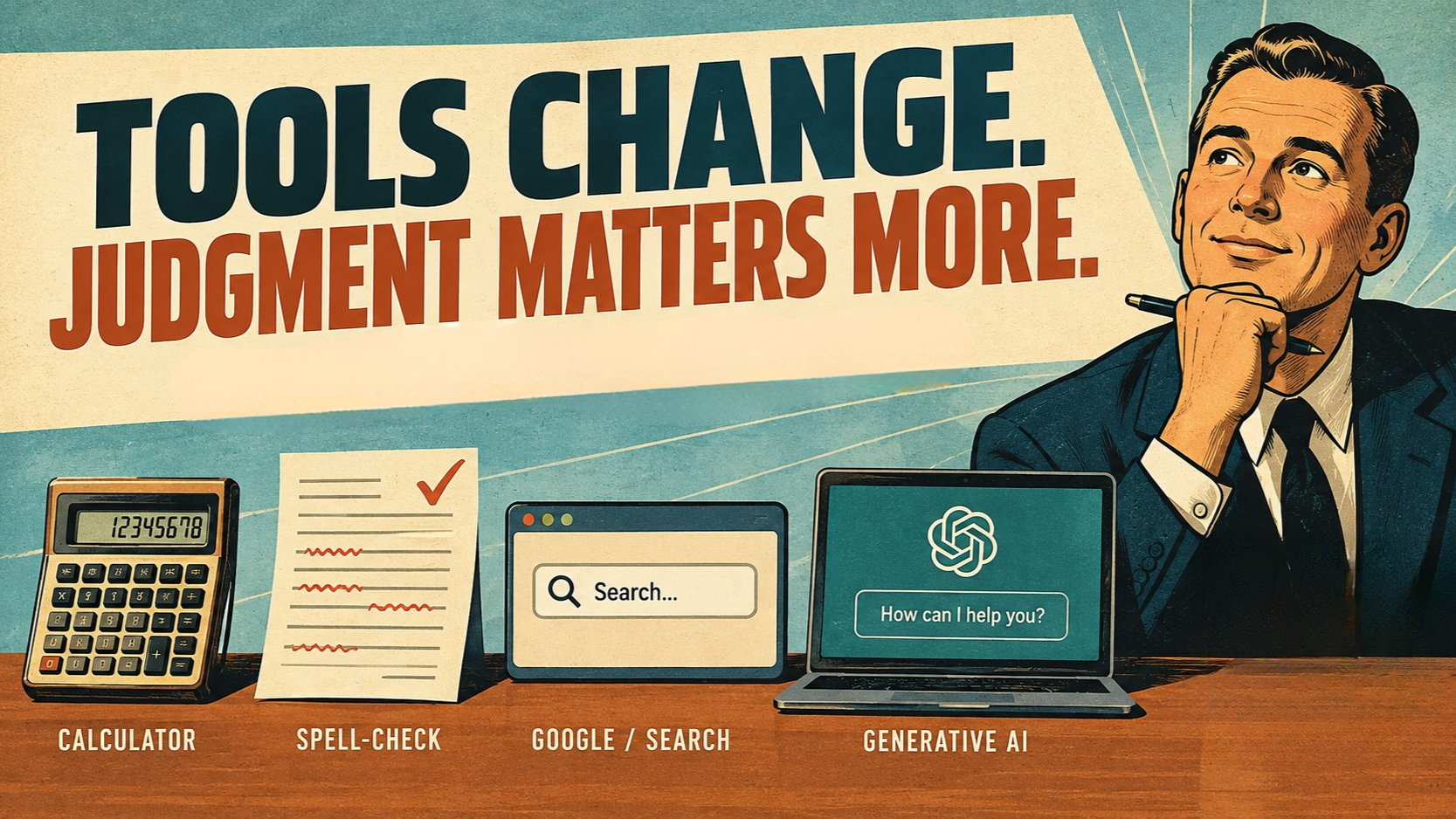 Tools Change. Judgment Matters More.