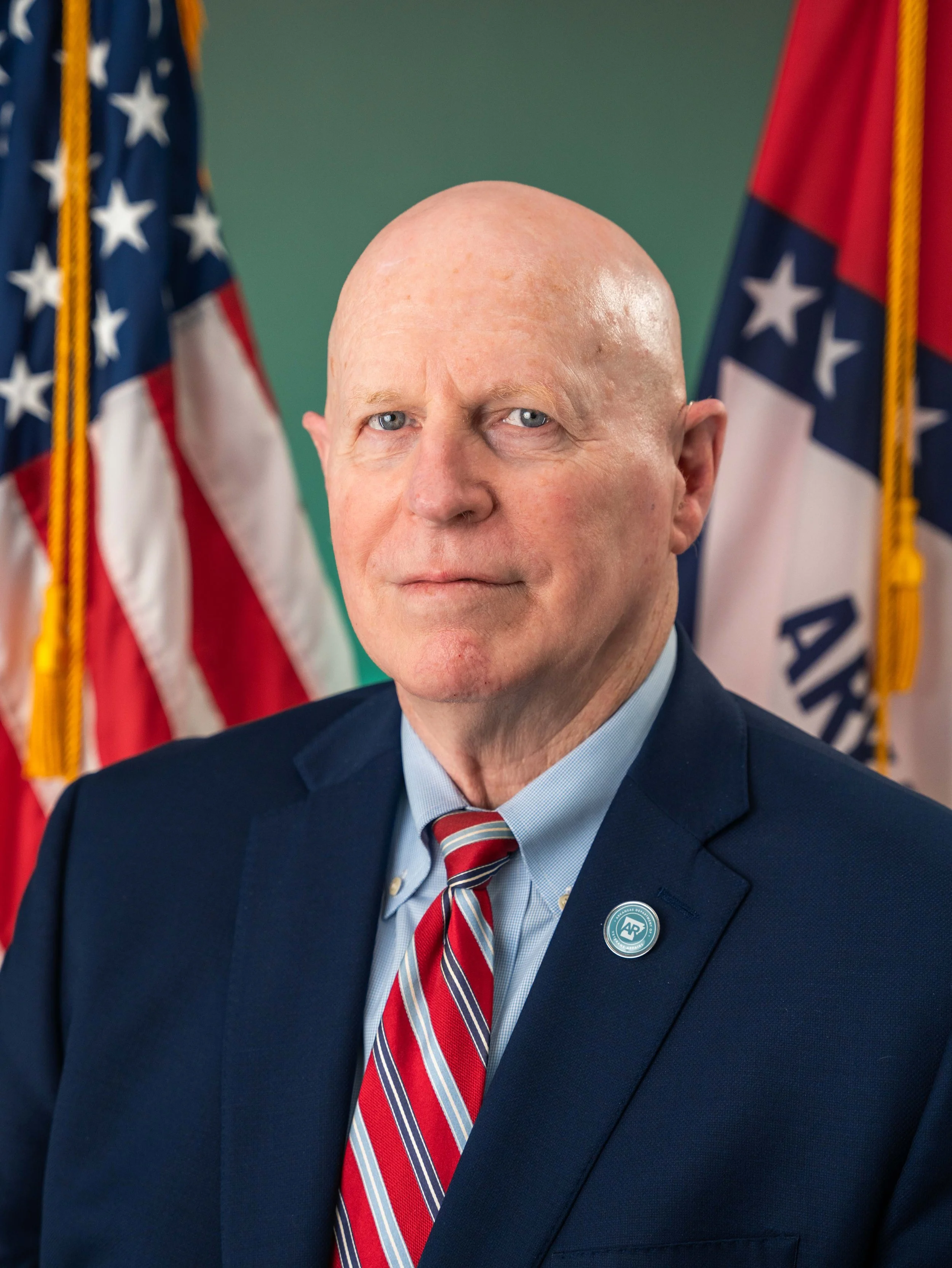 Portrait of Wayne Ruthven, Deputy Secretary and Chief of Staff at the Arkansas Department of Veterans Affairs.