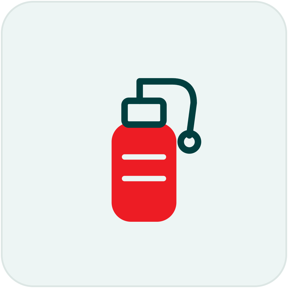 How to use a fire extinguisher.