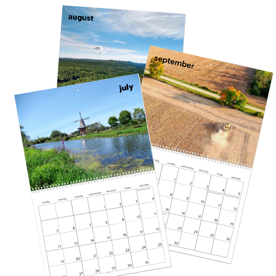 Calendar, Michigan landscapes, 2027
