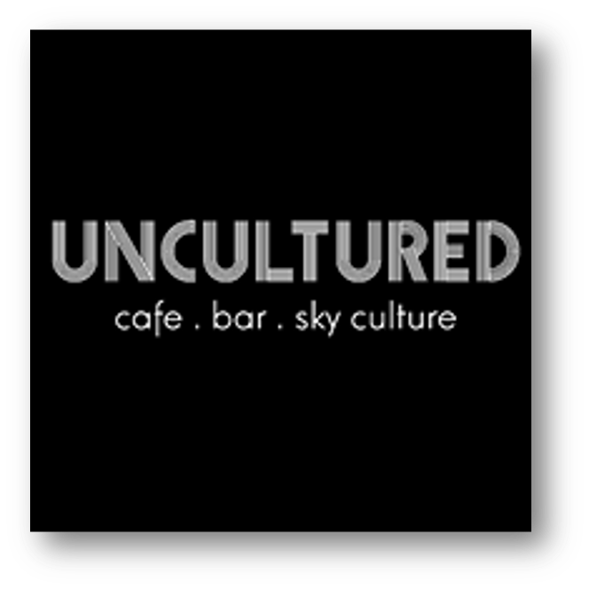 Logo for Uncultured, a cafe, bar, and sky culture venue.