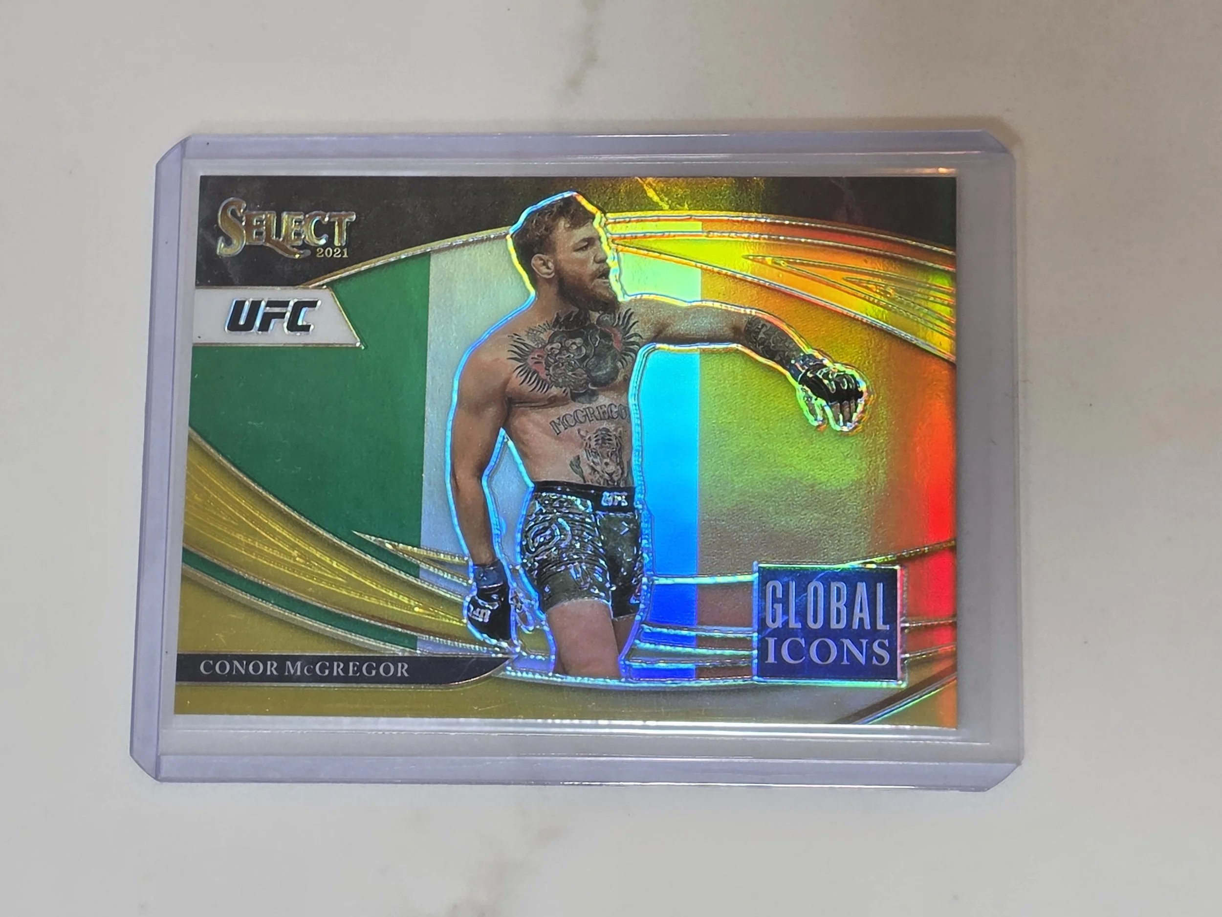 2021 Select Gold Conor McGregor Global Icons #9/10 UGS 9