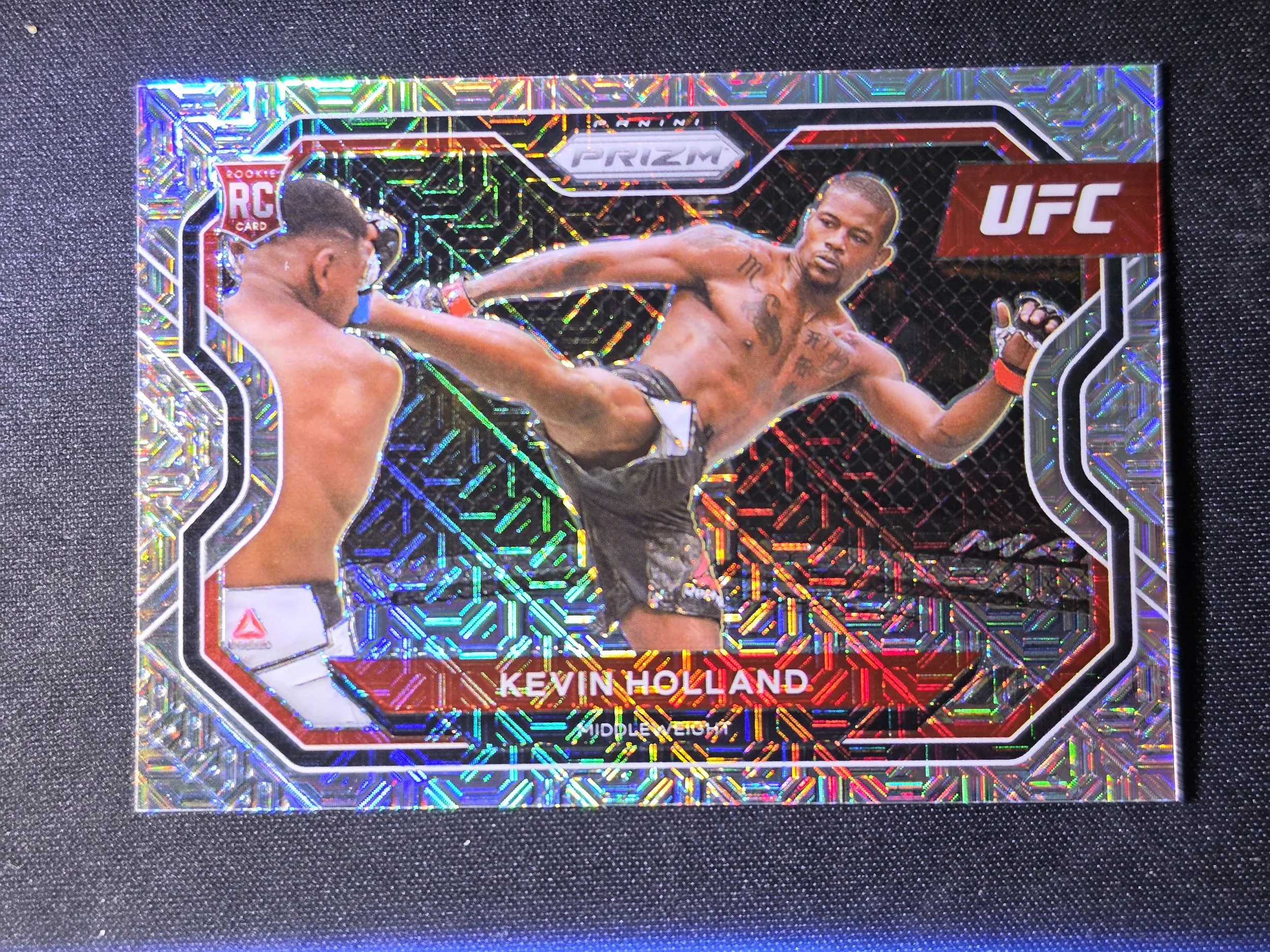 Kevin Holland 2021 Prizm Mojo Bookend 25-25 UGS 9.5