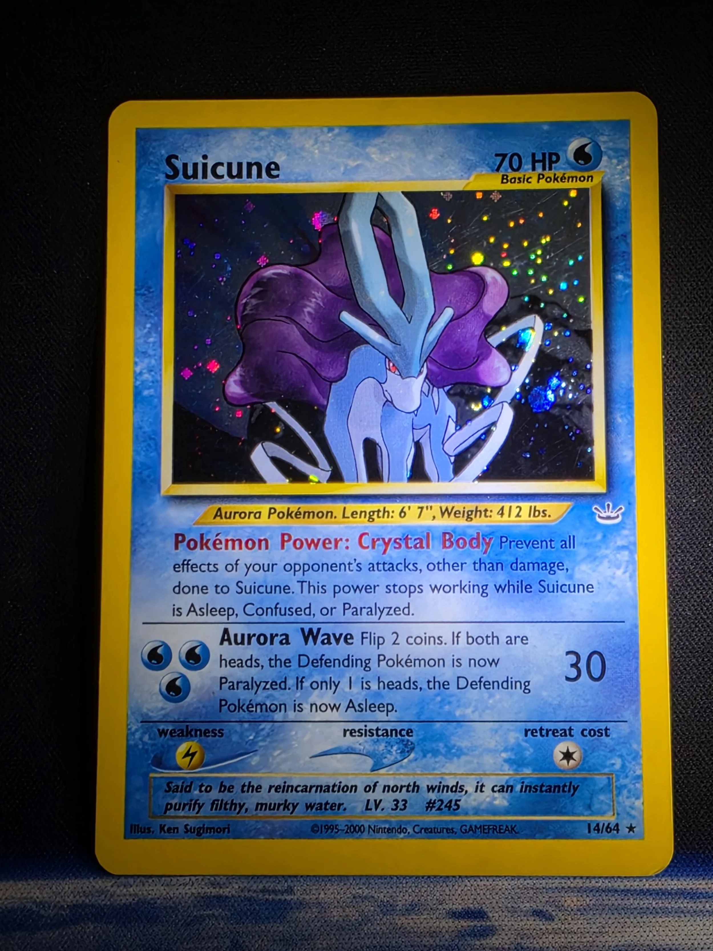 Suicune Neo Revelation Holo 14/64 UGS 8