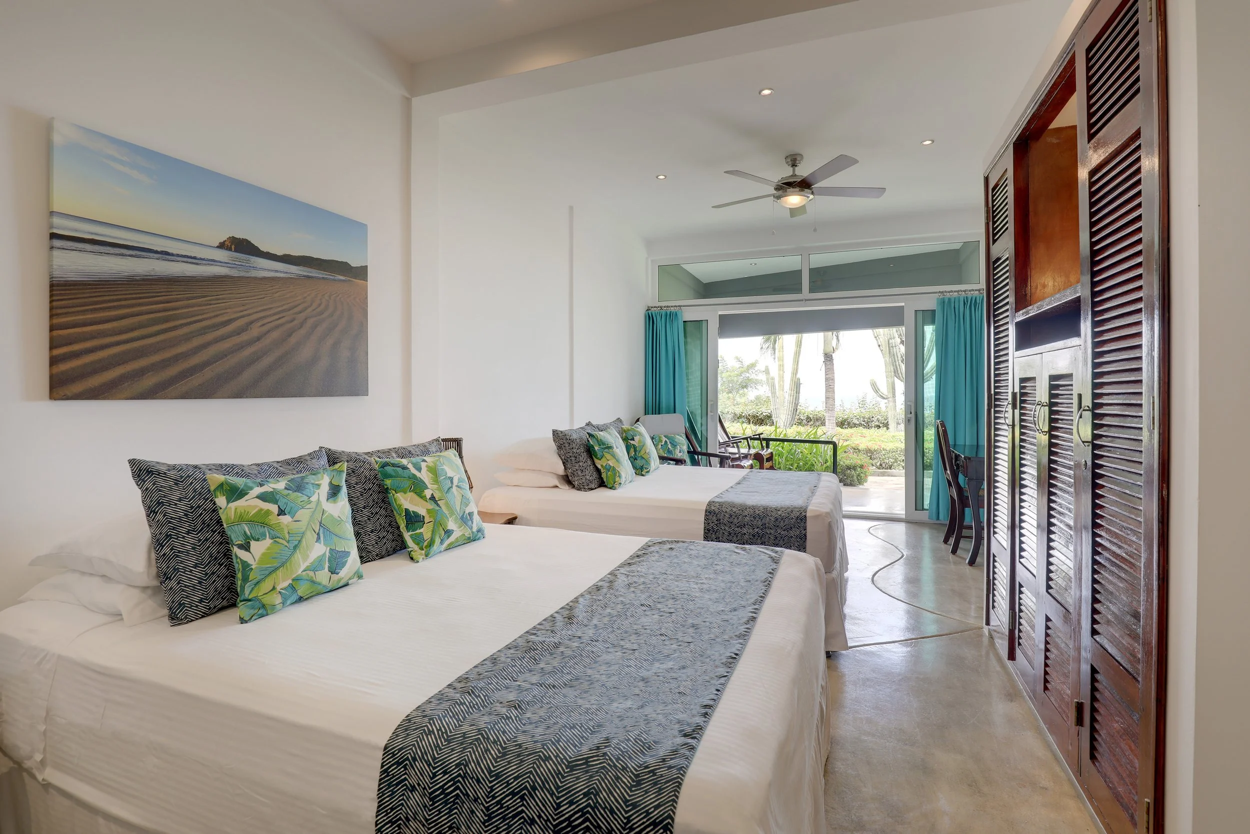 SHARED QUEEN BEDROOM - Room 103 | Poolside Terrace