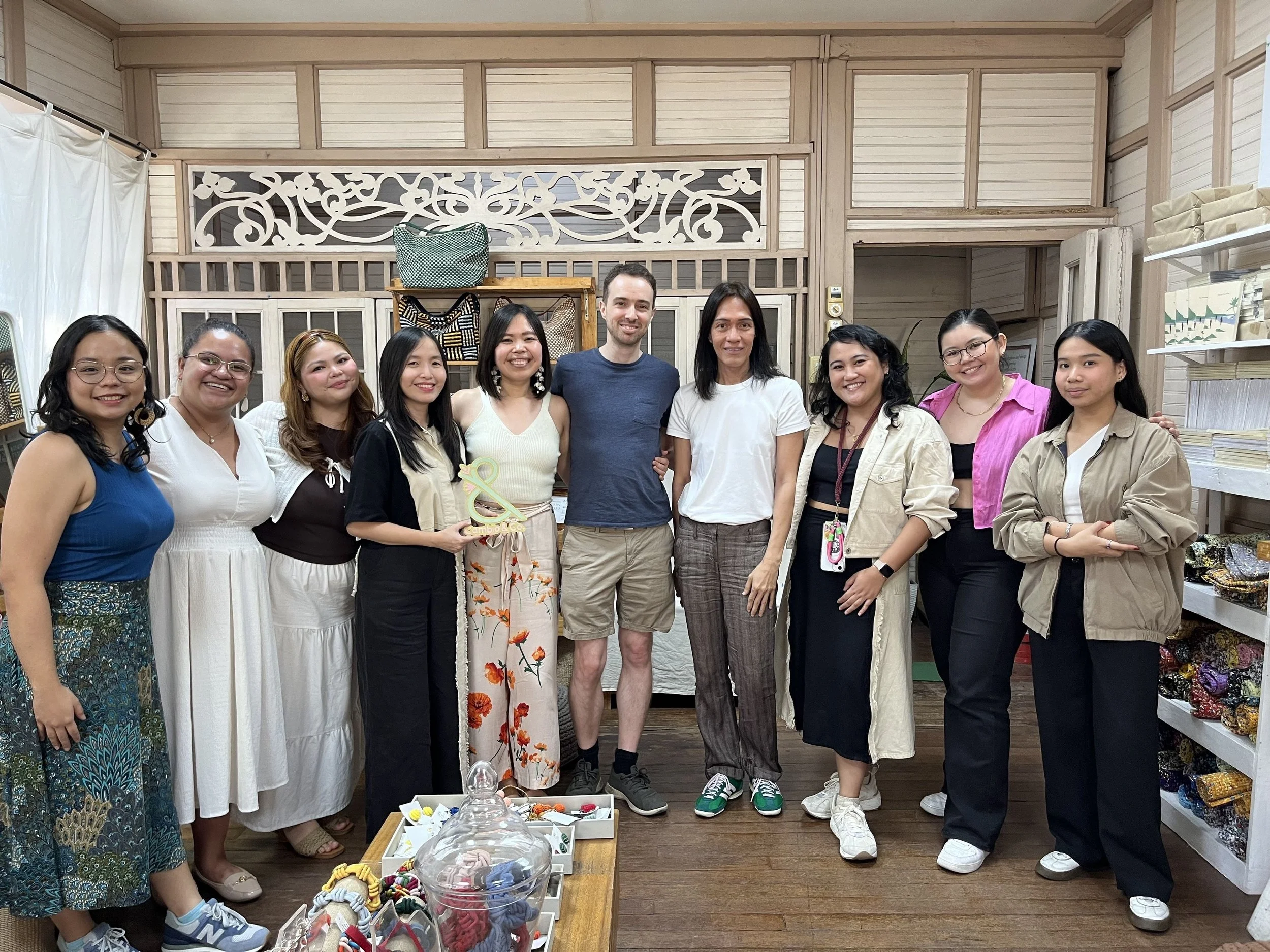 Visiting Rags2Riches team in Quezon City with our Manila Cambio team