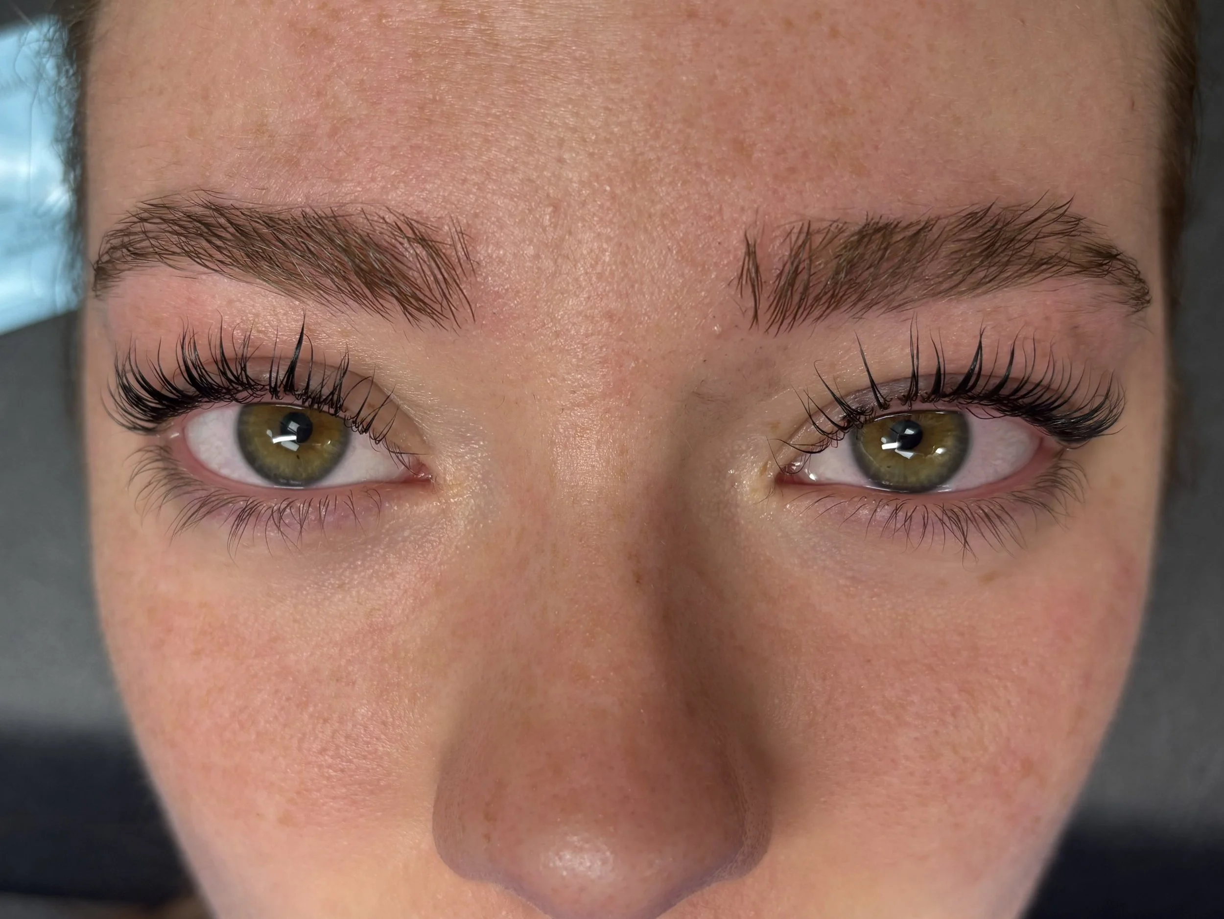 Lash lift and brow lamination beauty services Michigan