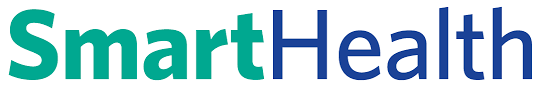 SmartHealth logo with the words 'Smart' in green and 'Health' in blue.