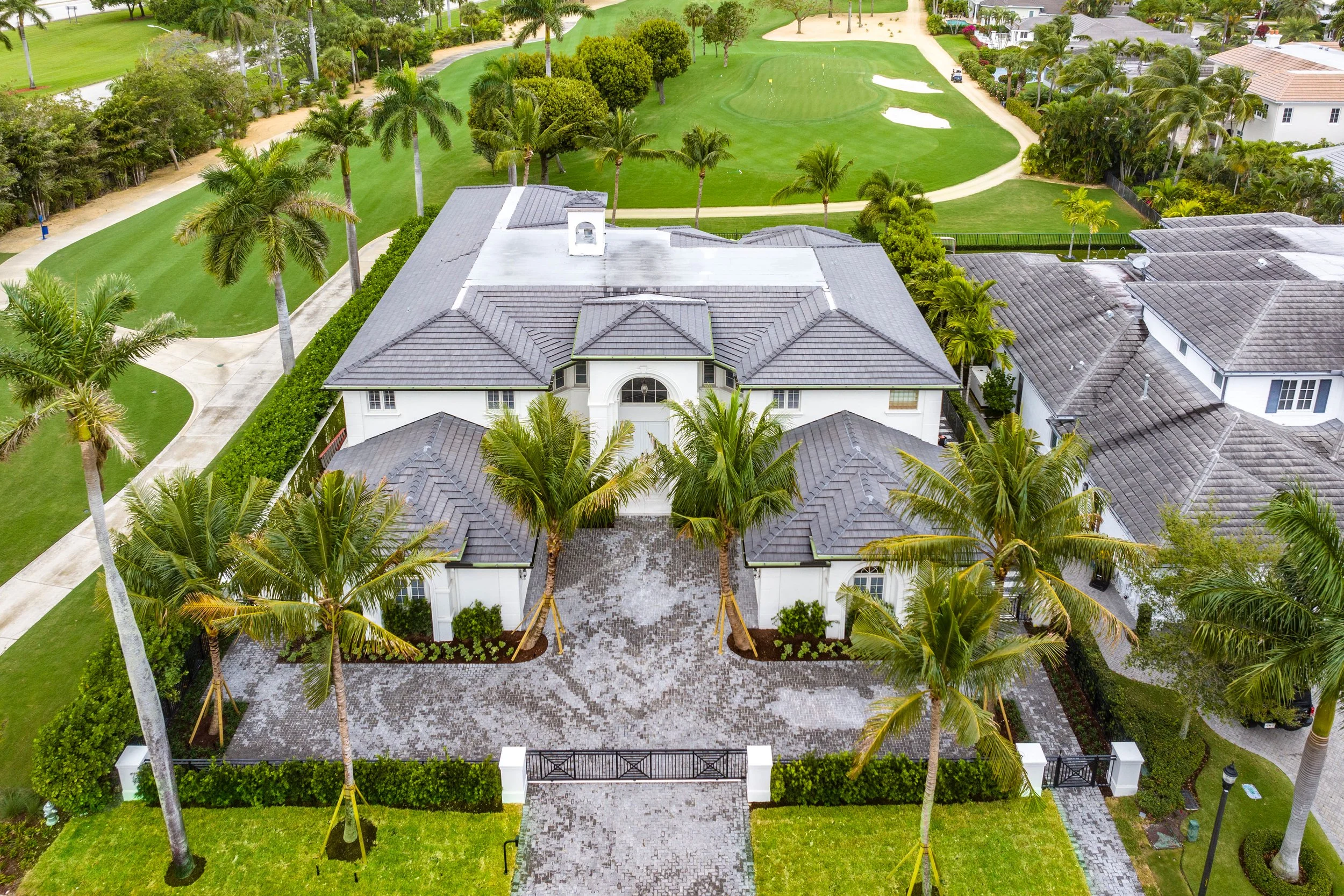 Boca Paver Pool Deck Turf Grass