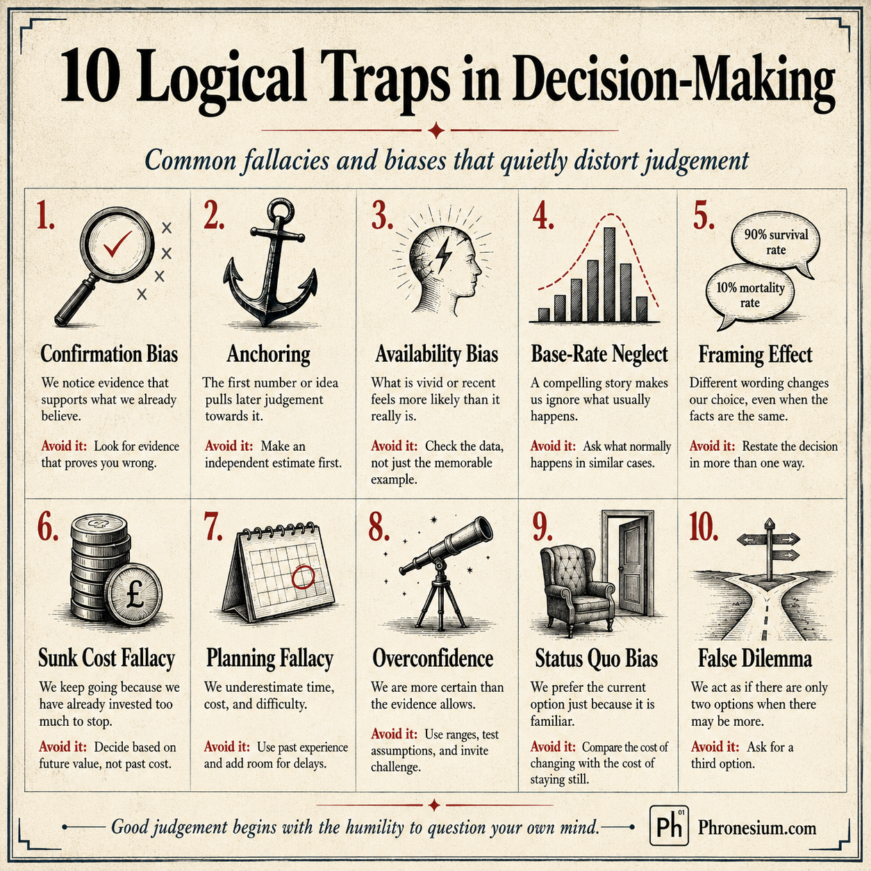 10 Traps in Decision-Making