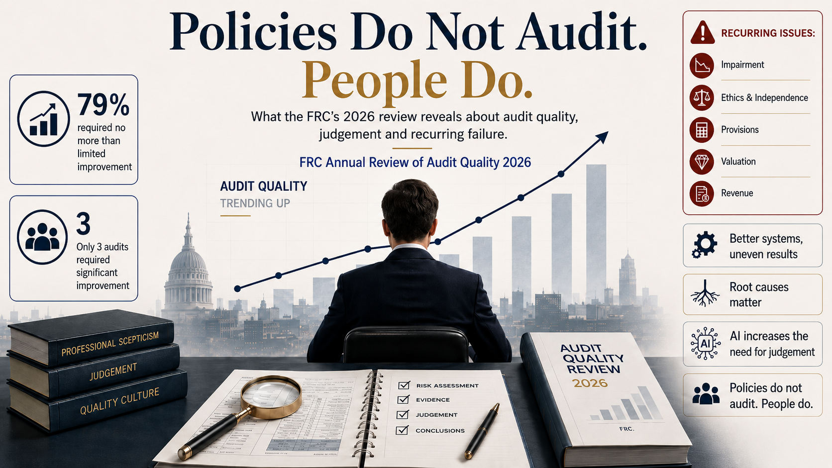 Policies Do Not Audit. People Do.