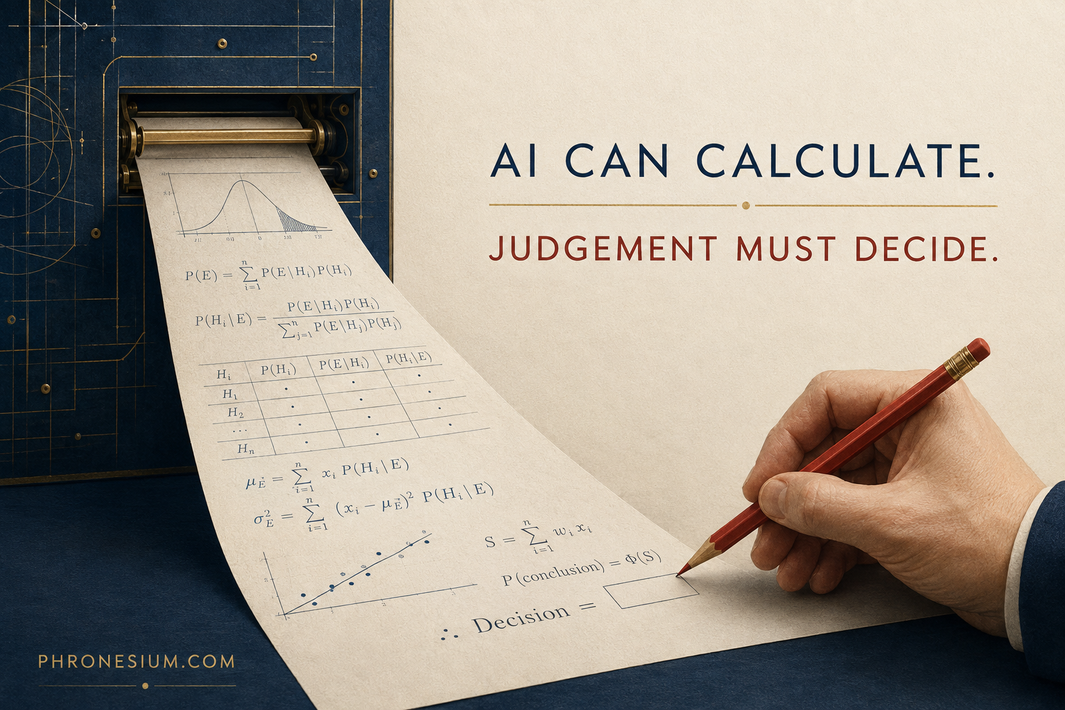 AI Can Calculate the Probability. It Cannot Decide What Matters