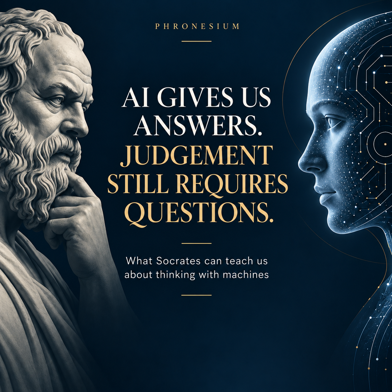 What Socrates can teach us about thinking with machines