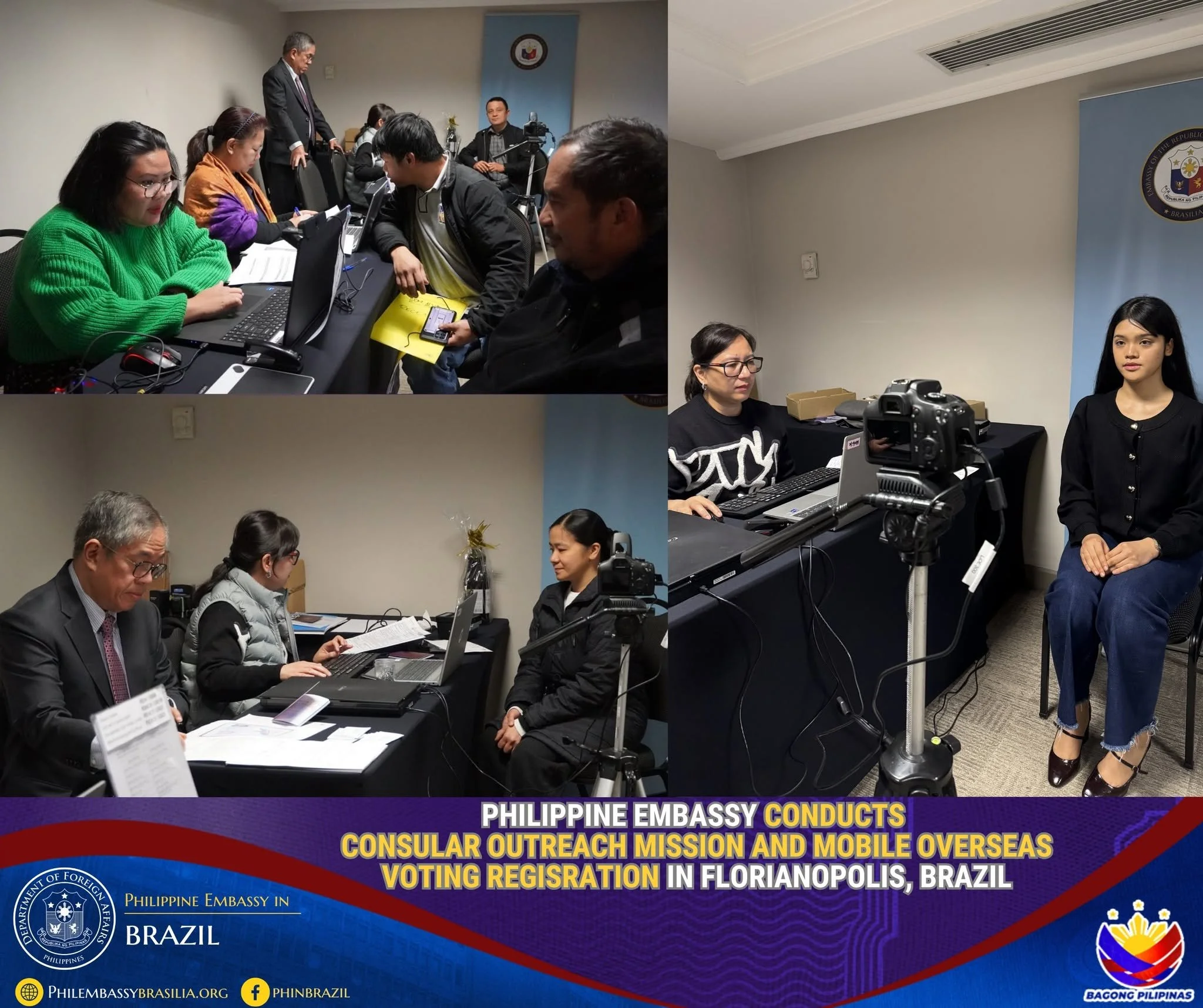 PHILIPPINE EMBASSY CONDUCTS CONSULAR OUTREACH MISSION AND MOBILE OVERSEAS VOTING REGISTRATION IN FLORIANOPOLIS, BRAZIL