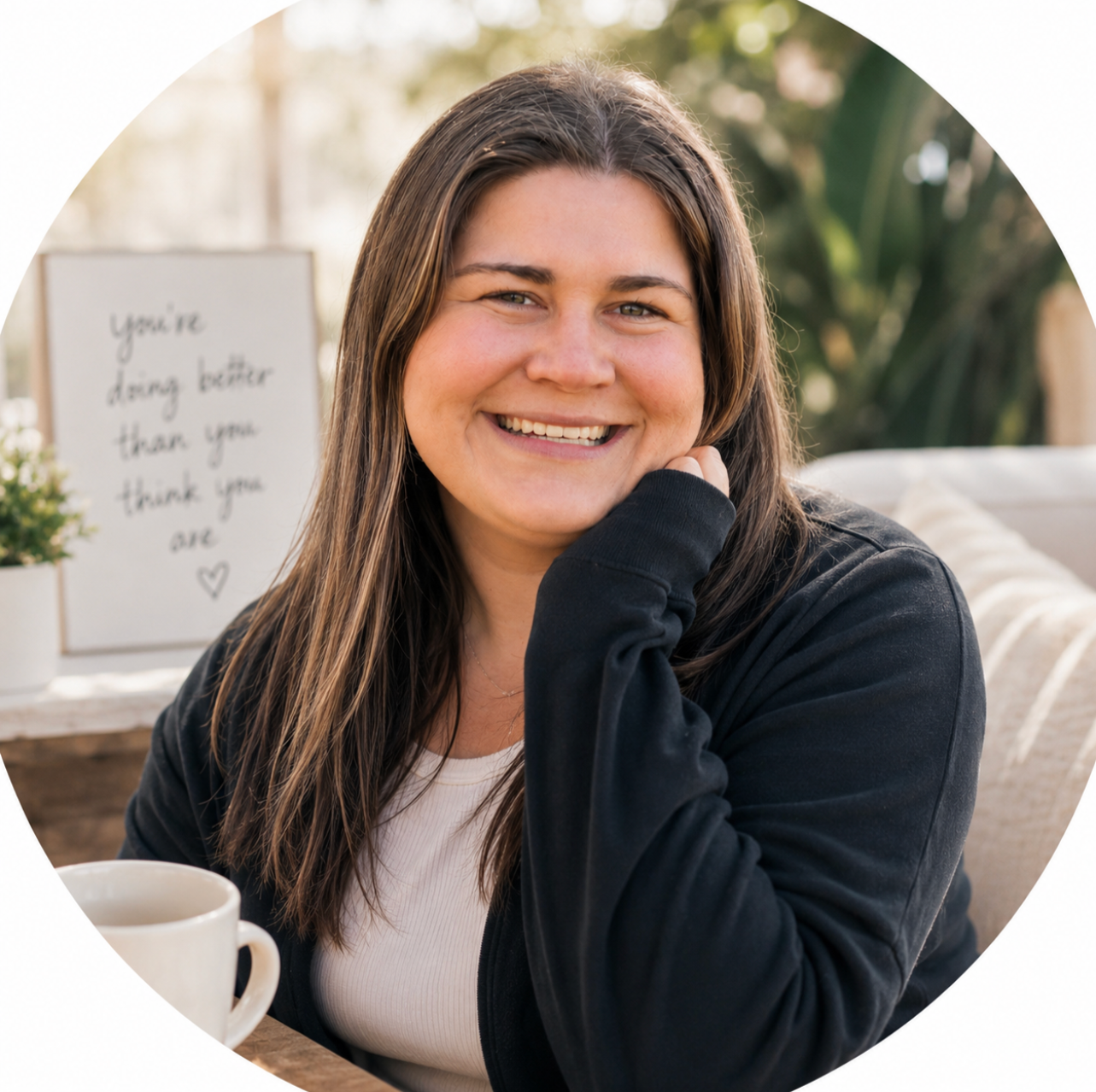 Jenna Walden, founder of The Burnout Bar, offering therapist-informed burnout support, nervous system education, and virtual psychotherapy for women across Ontario.