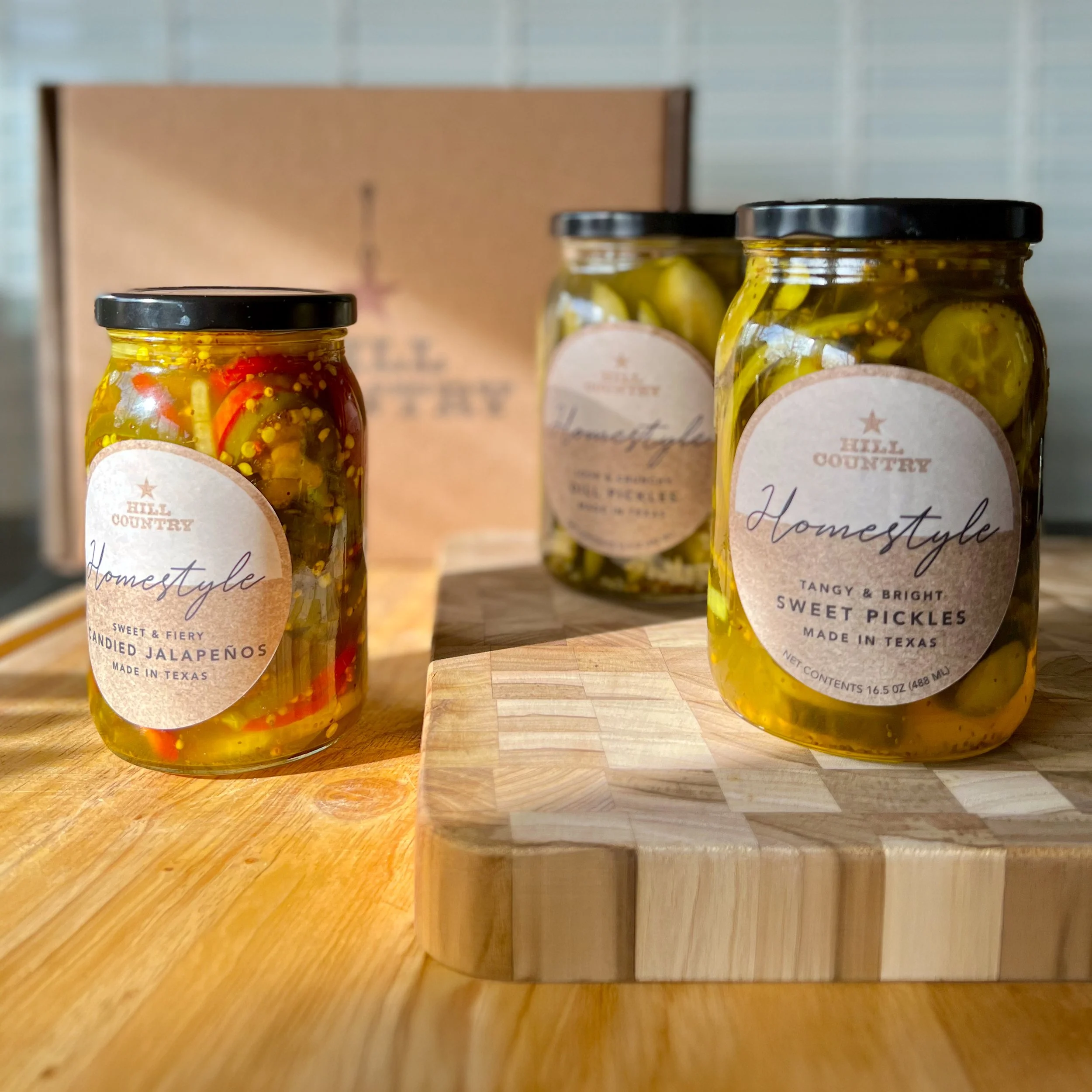 HILL COUNTRY HOMESTYLE NAMING + PACKAGING