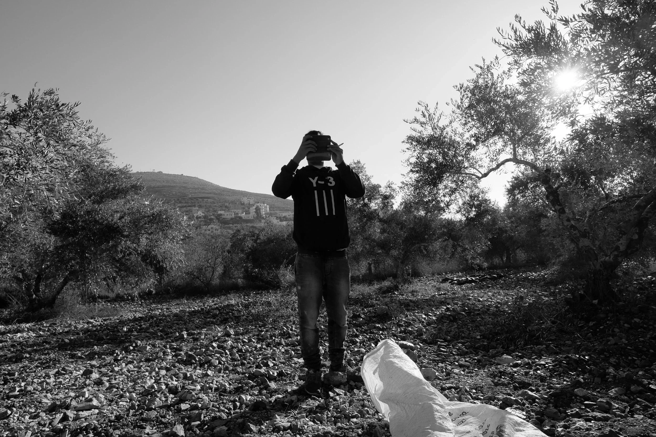 Hakam photographs the photographer.